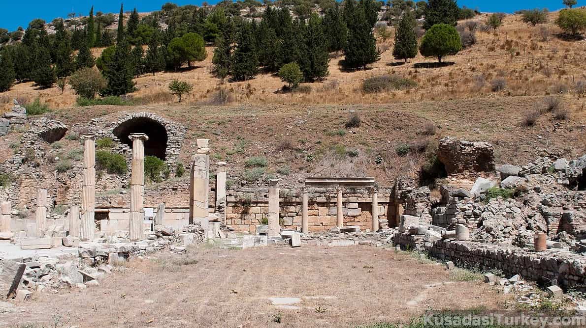 Ancient ruins in Ephesus Turkey