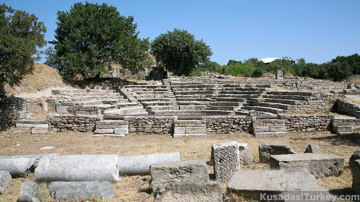 Ancient troy ruins