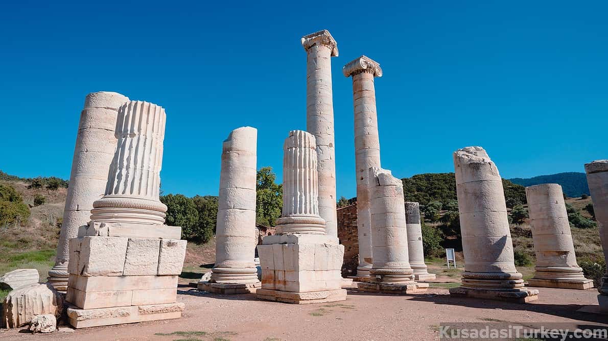 Artemis temple in the ancient city of Sardis